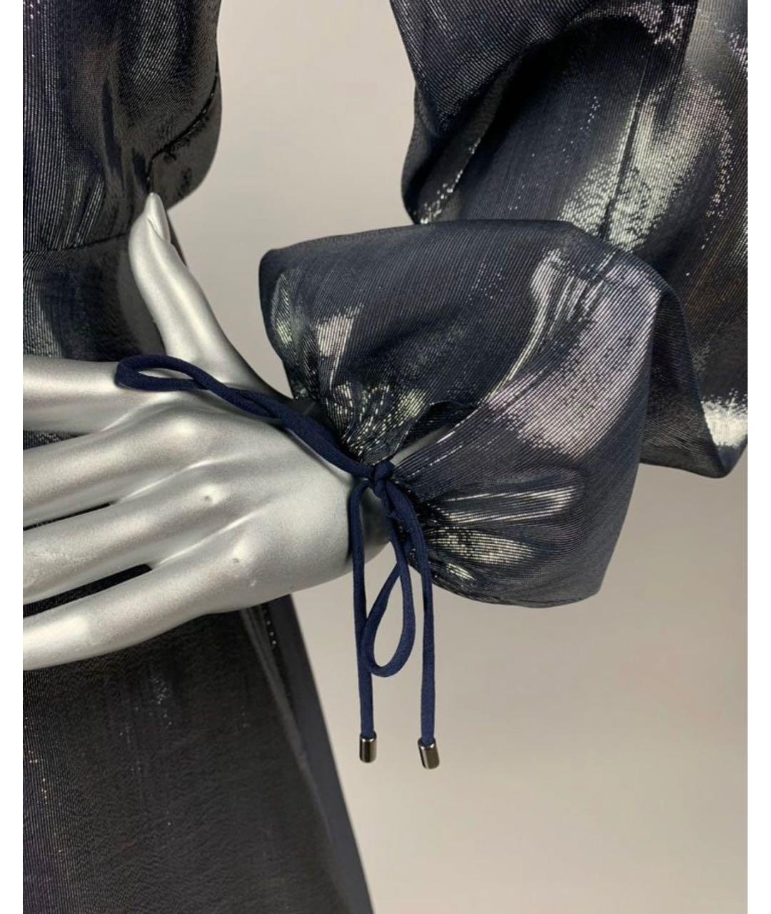 MAX&CO Серебряное полиэстеровое вечернее платье, фото 4