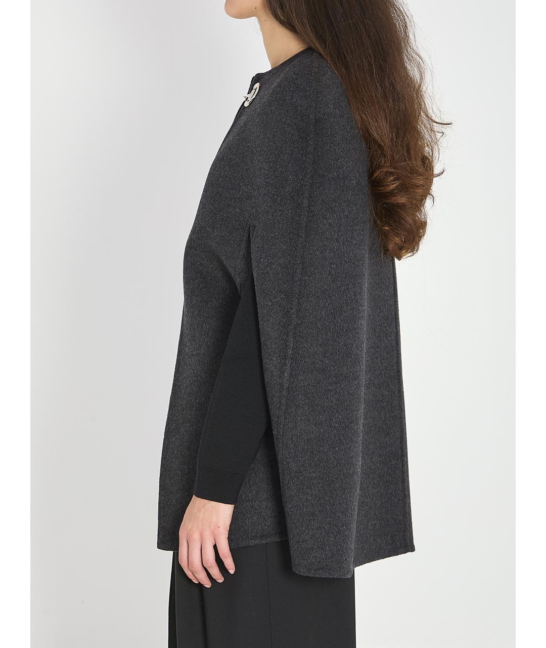GUCCI Серое шерстяное пальто, фото 3