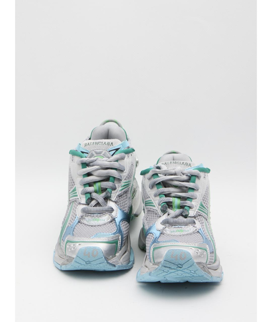 BALENCIAGA Серые кроссовки, фото 5