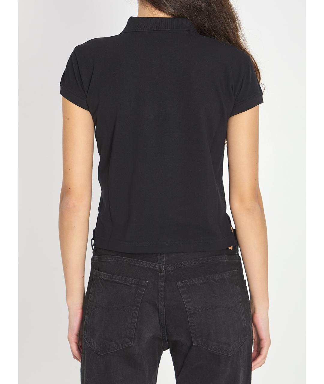 BALENCIAGA Черная хлопковая футболка, фото 5