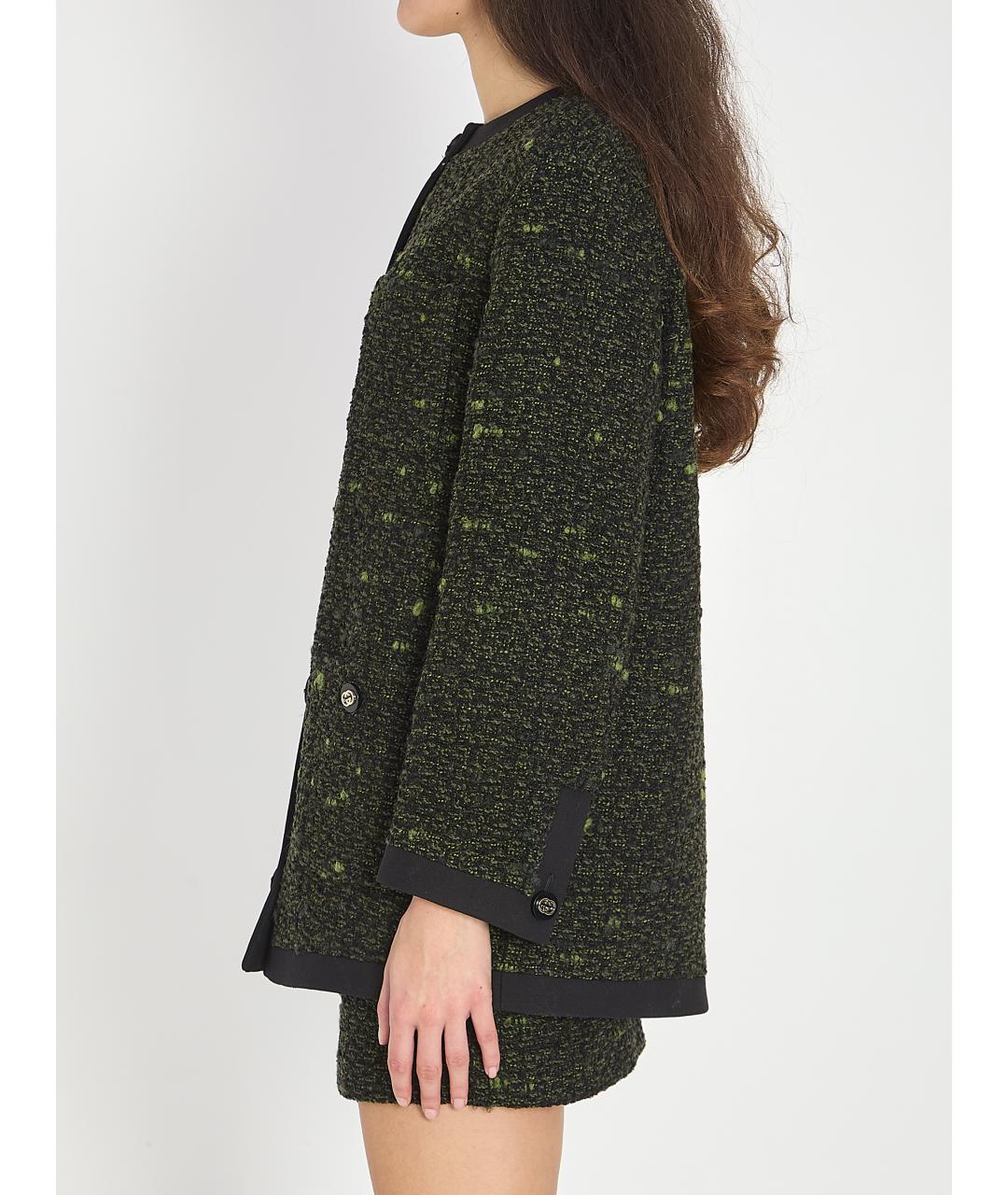 GUCCI Черный шерстяной кардиган, фото 3