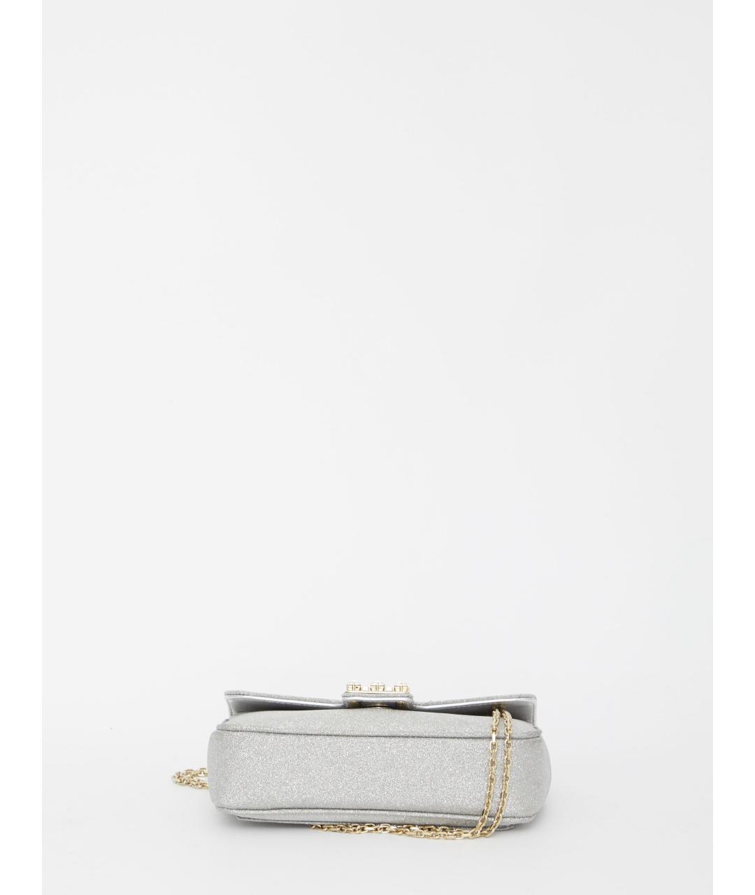 ROGER VIVIER Серебряная сумка через плечо, фото 3