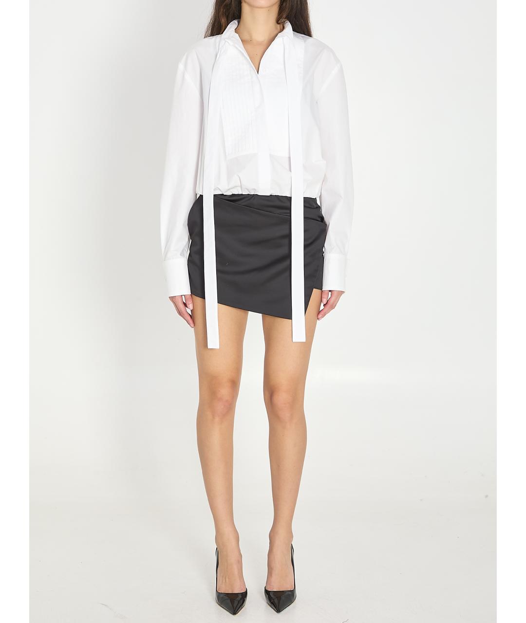 THE ATTICO Белое хлопковое платье, фото 5