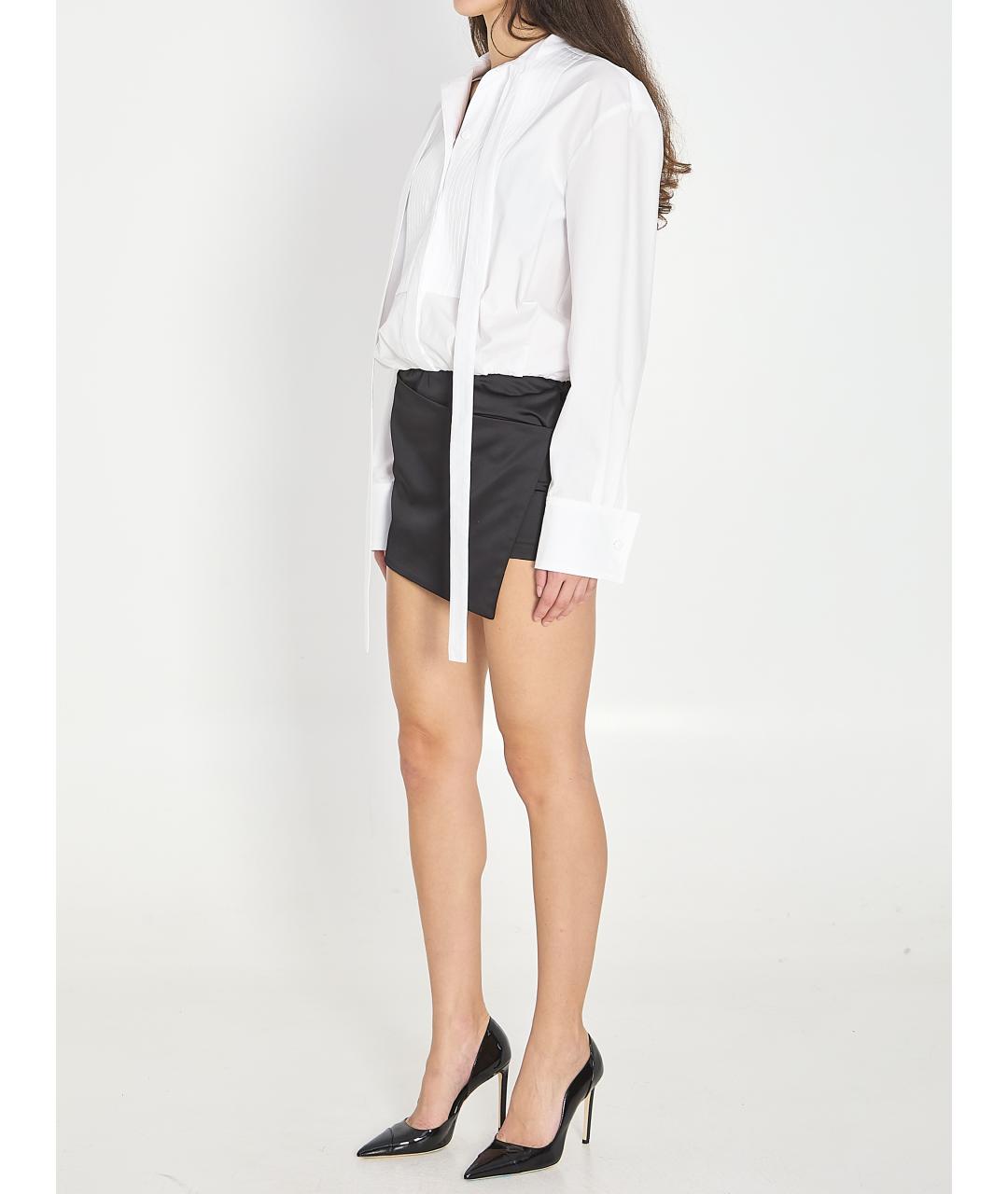 THE ATTICO Белое хлопковое платье, фото 2