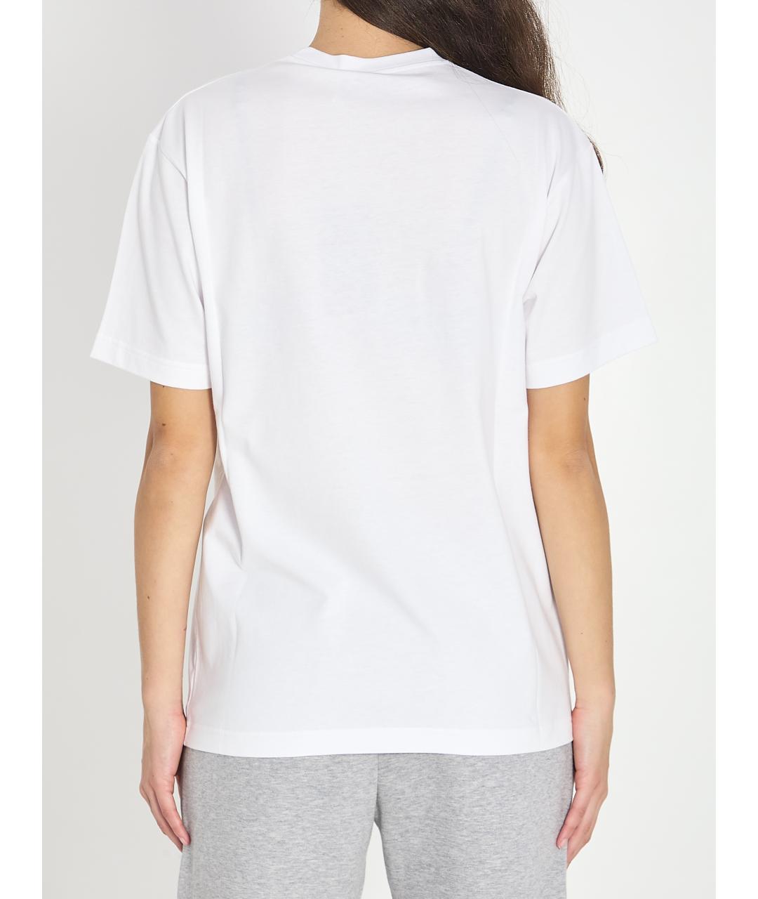 GUCCI Белая хлопковая футболка, фото 4