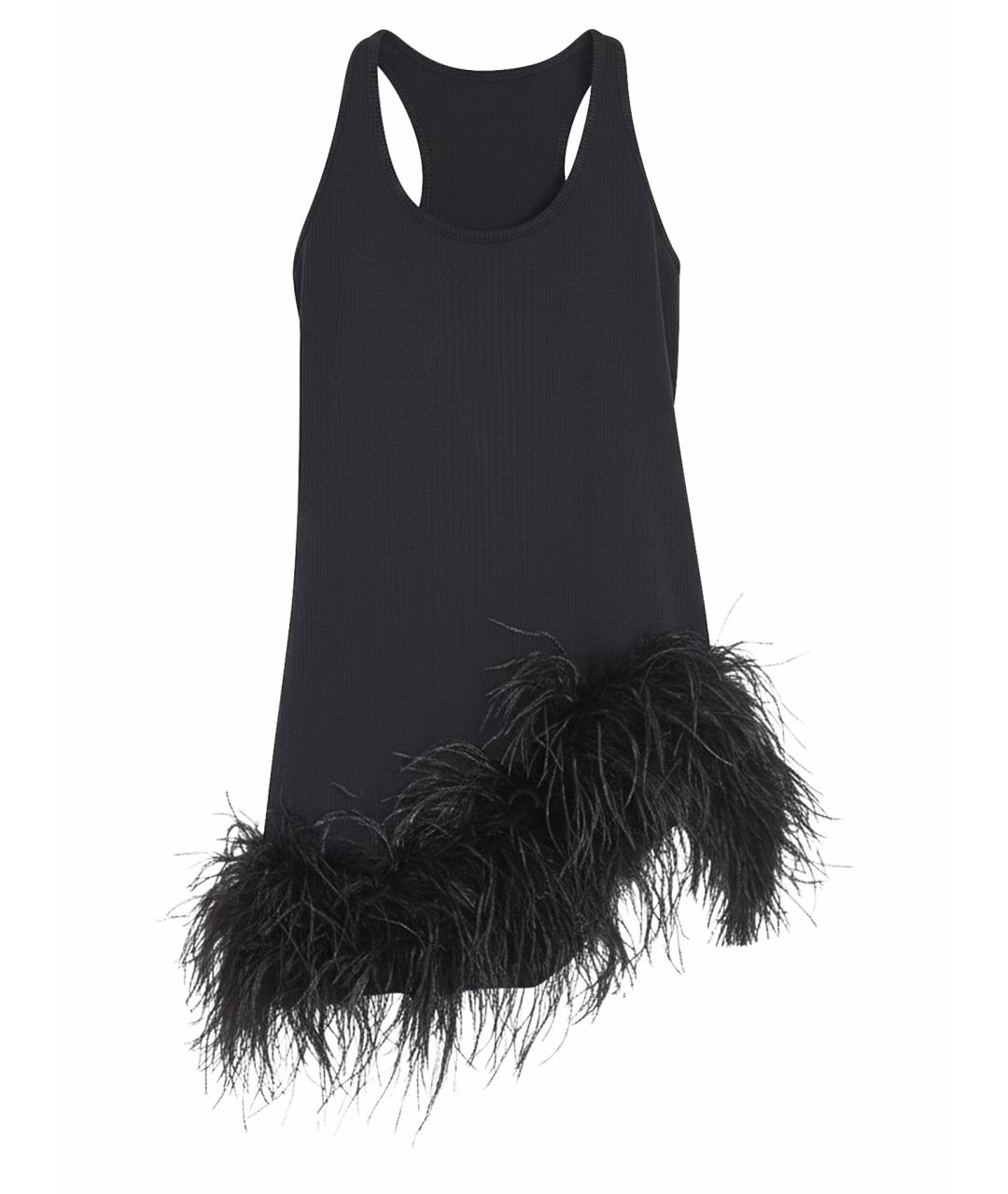 THE ATTICO Черное платье, фото 1