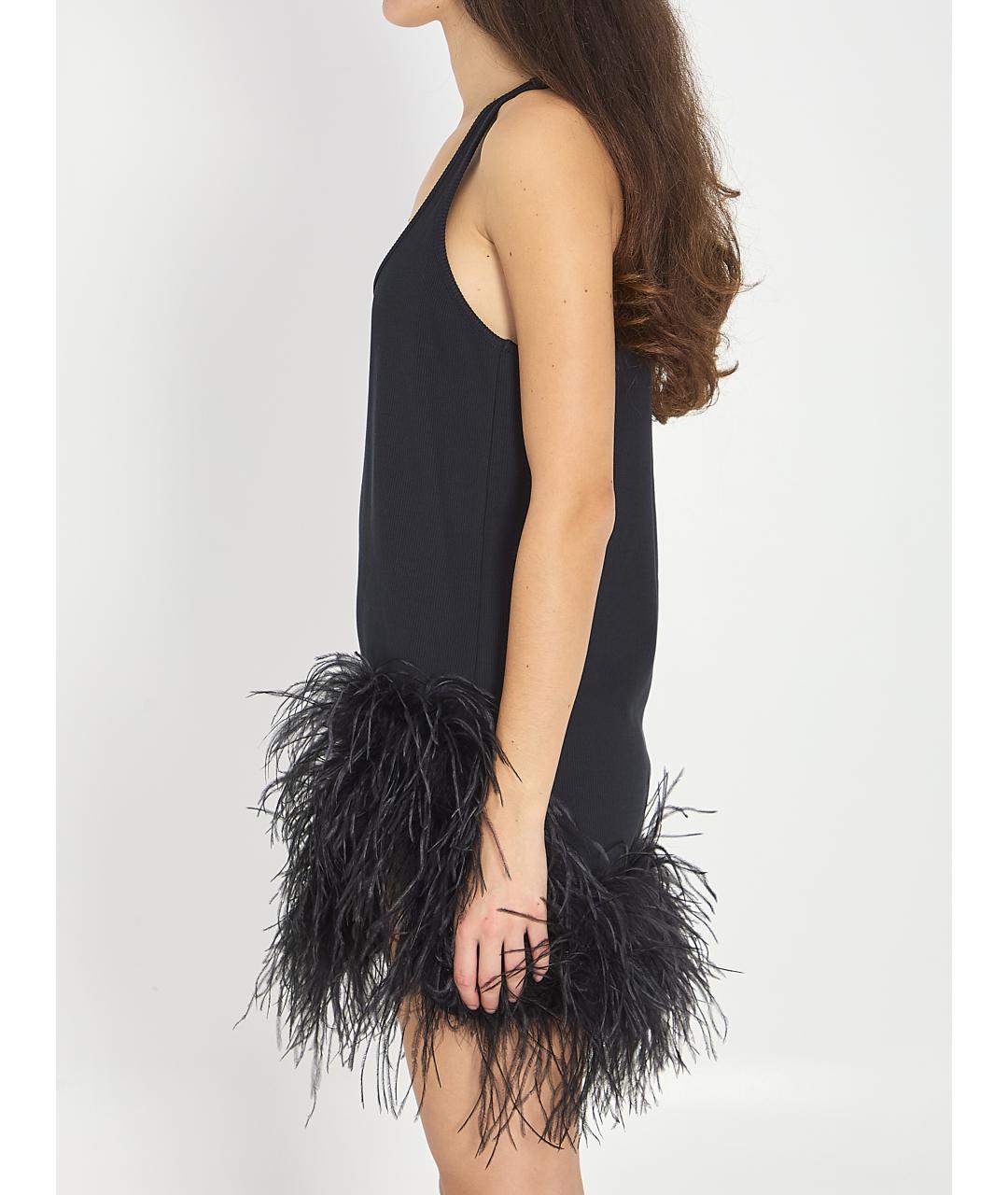 THE ATTICO Черное платье, фото 3