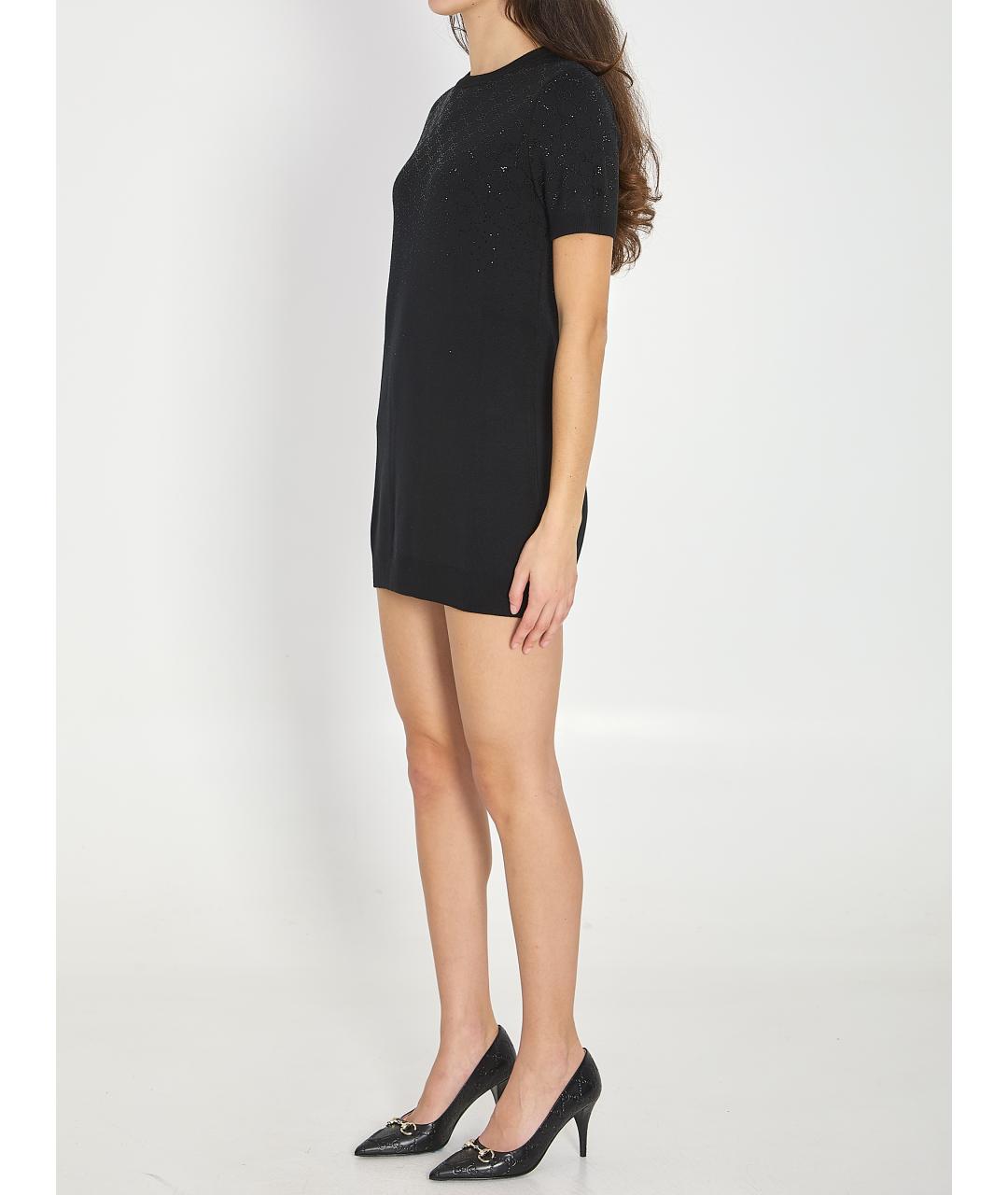 GUCCI Черное шерстяное платье, фото 2