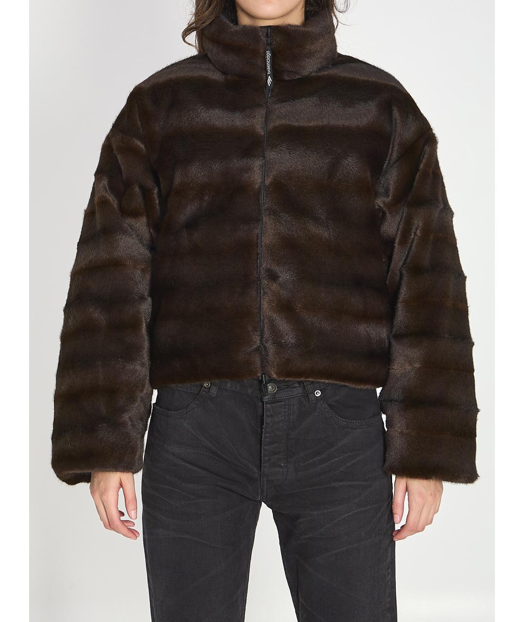 BALENCIAGA Черная полиэстеровая куртка, фото 5