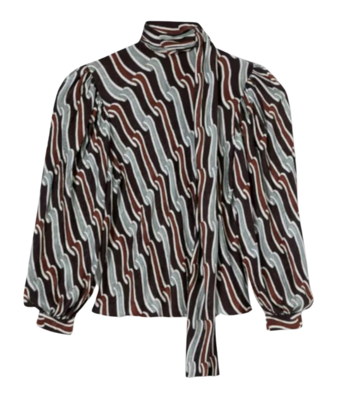 GUCCI Мульти шелковая блузы, фото 1