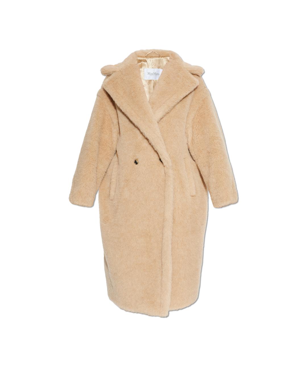 MAX MARA Бежевое шерстяное пальто, фото 1