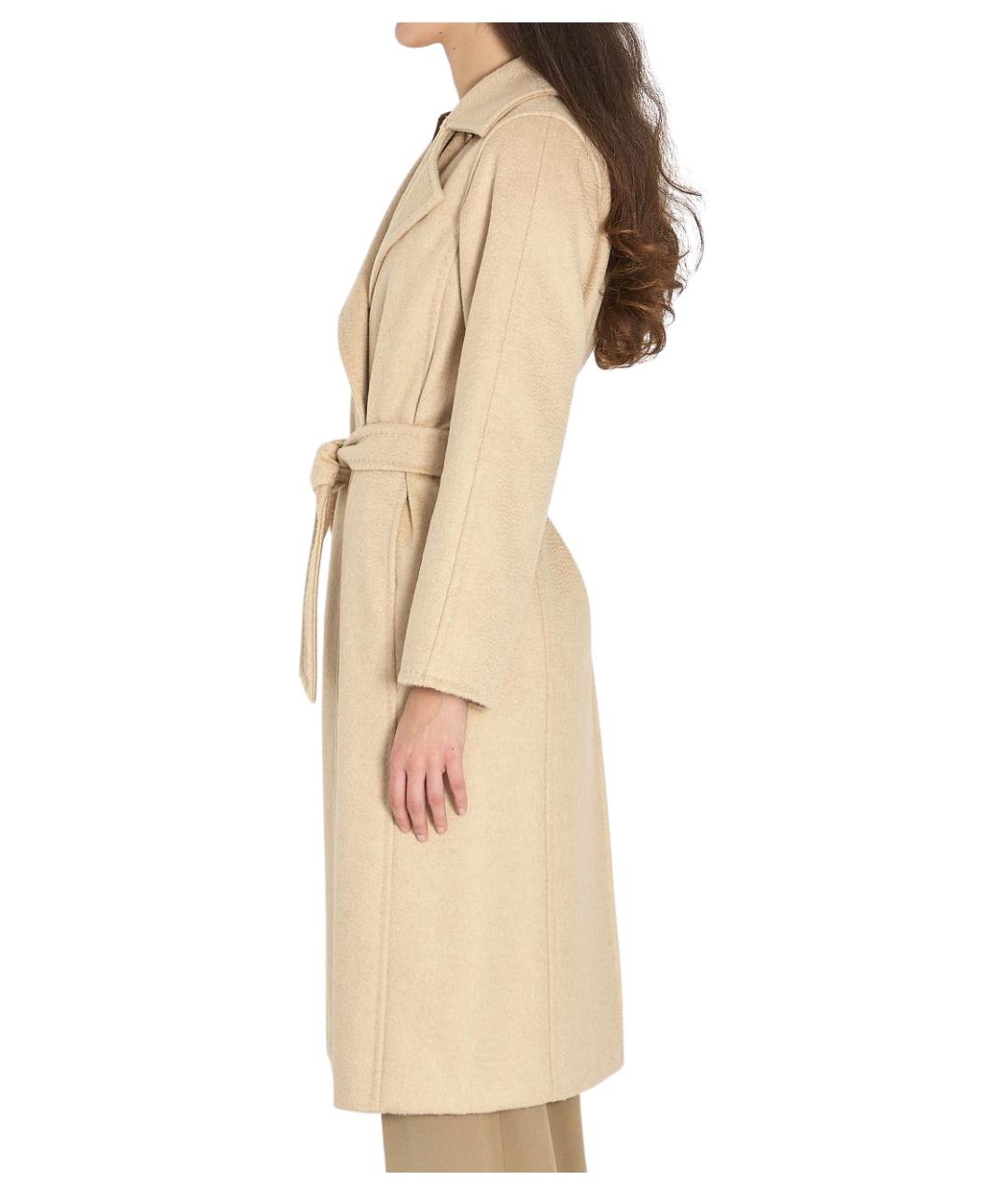 MAX MARA Бежевое пальто, фото 3