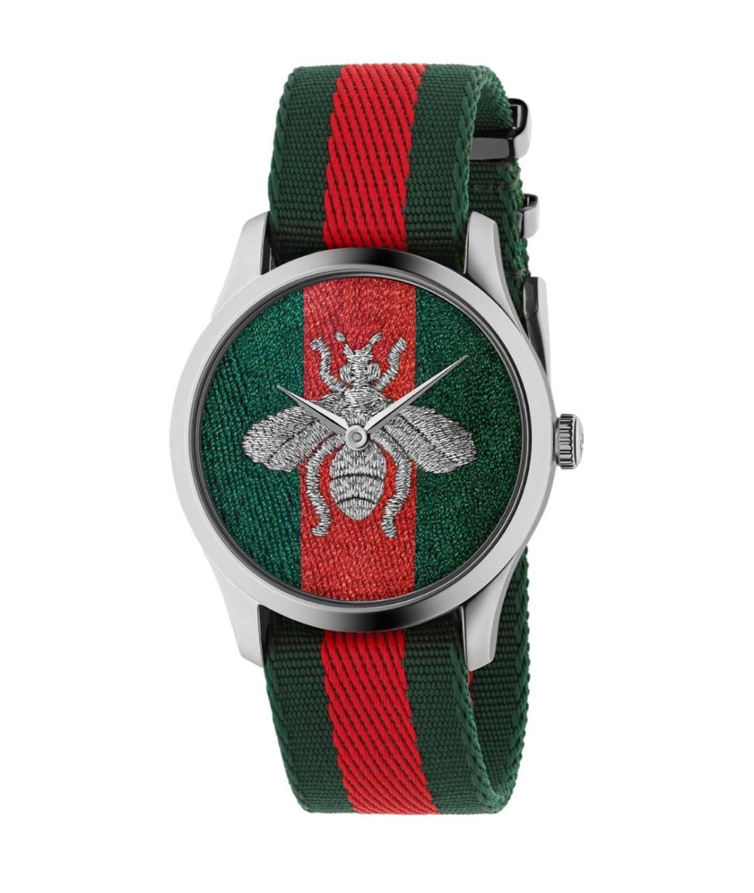 GUCCI Серебряные часы, фото 1