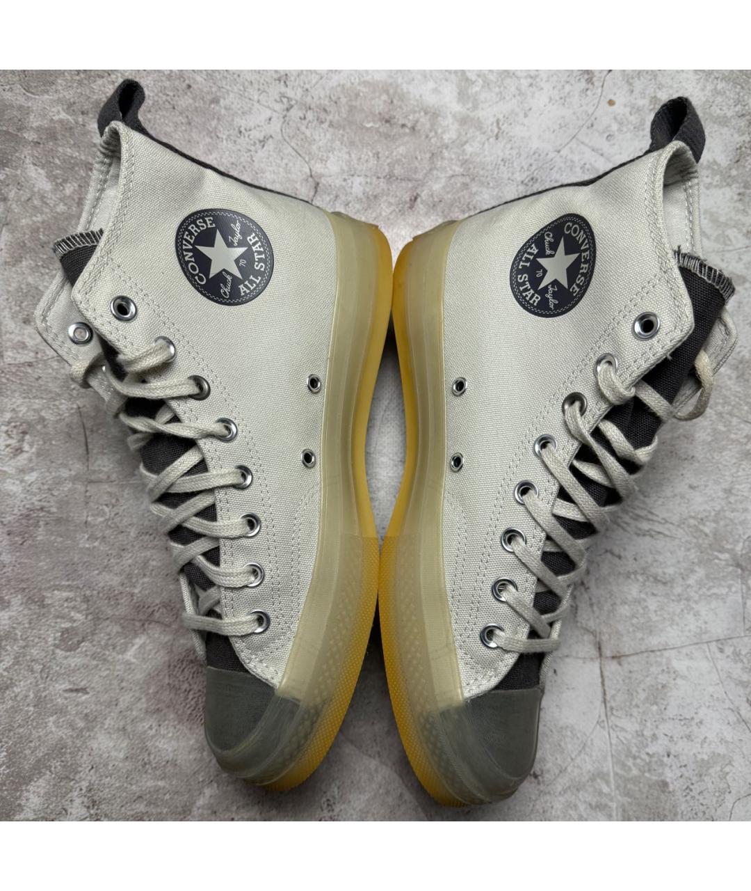 A-COLD-WALL* Бежевые текстильные высокие кроссовки / кеды, фото 2