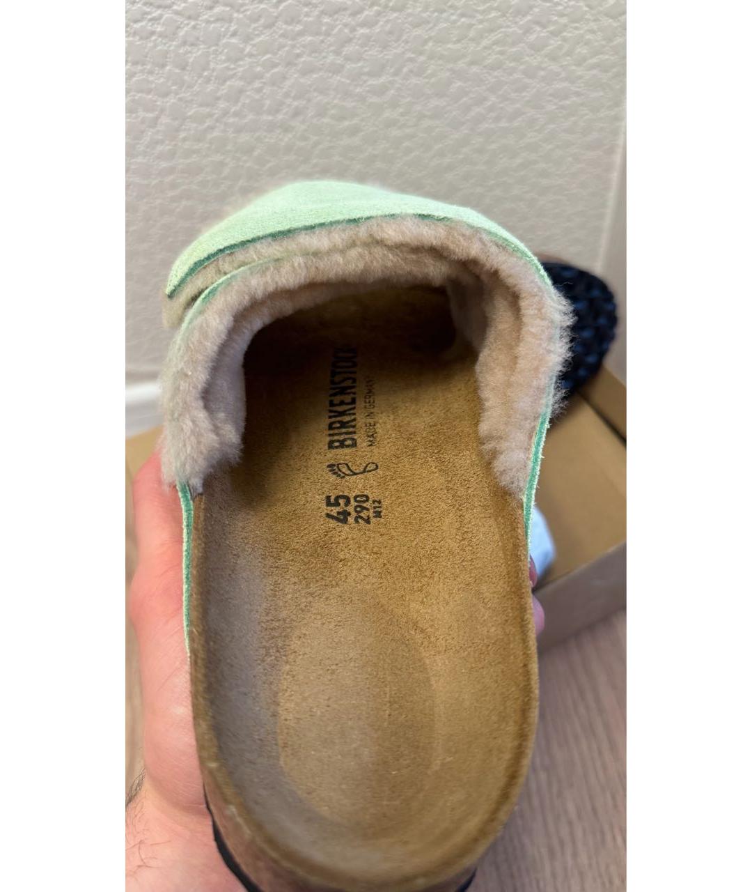 BIRKENSTOCK Салатовые сандалии, фото 4