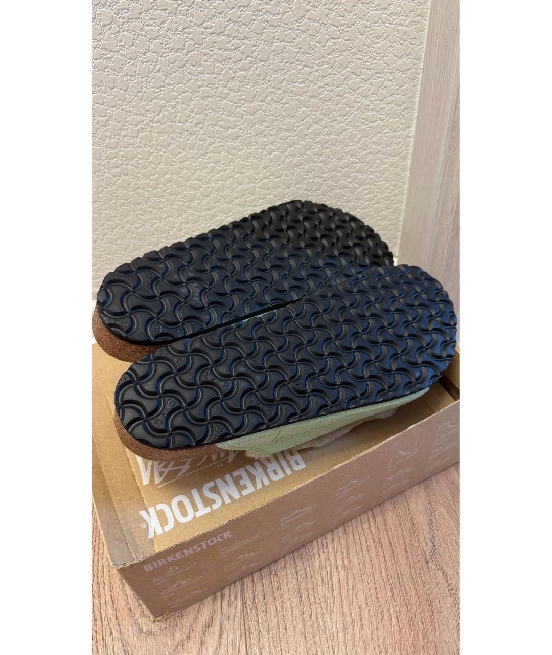 BIRKENSTOCK Салатовые сандалии, фото 5