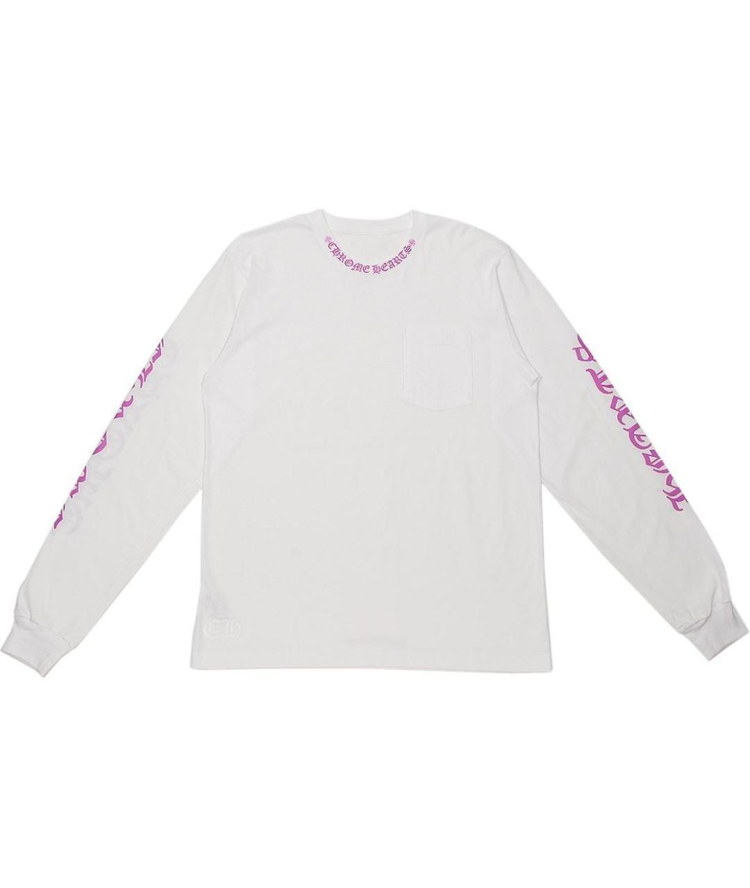 CHROME HEARTS Белая хлопковая футболка, фото 4