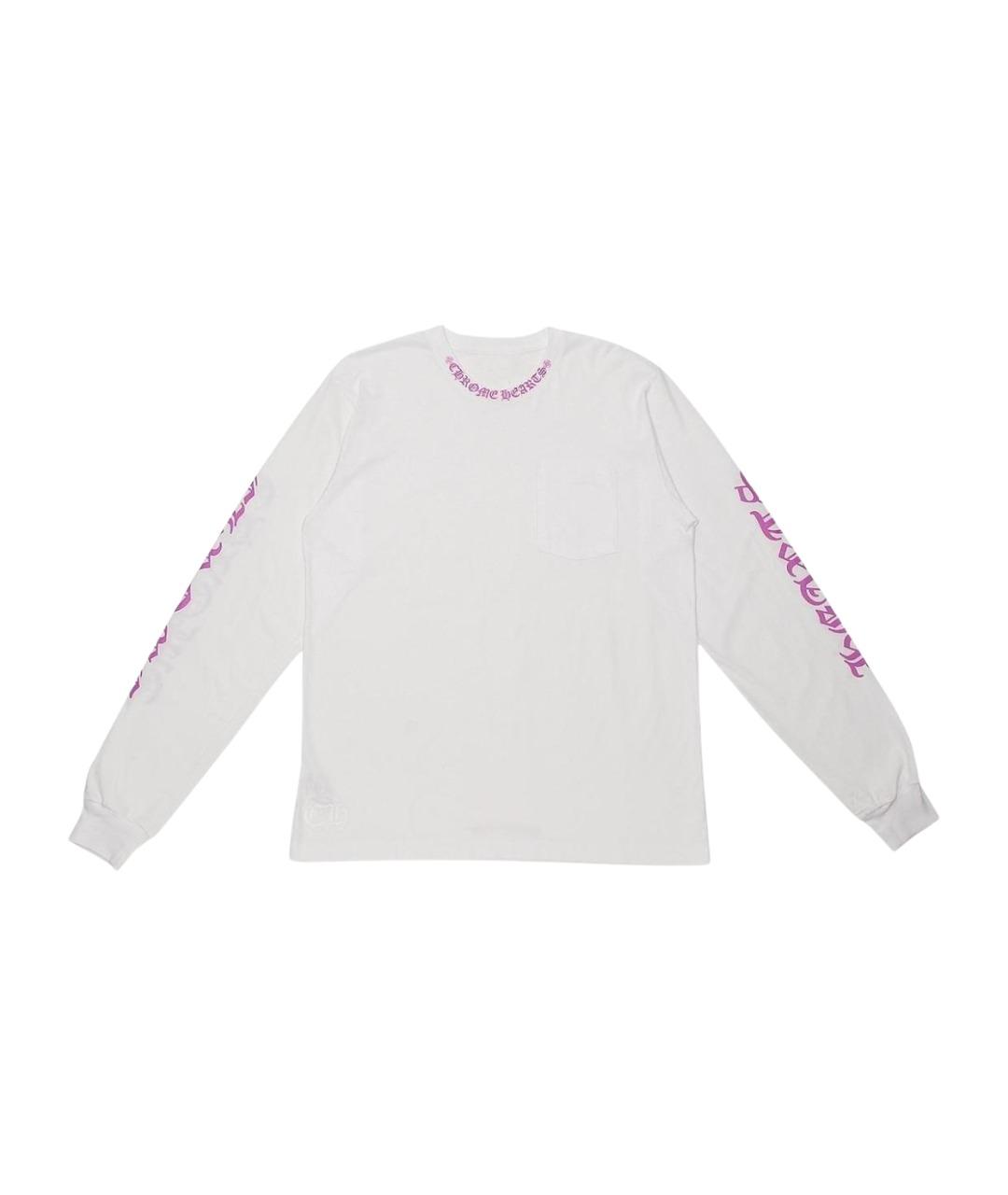 CHROME HEARTS Белая хлопковая футболка, фото 1