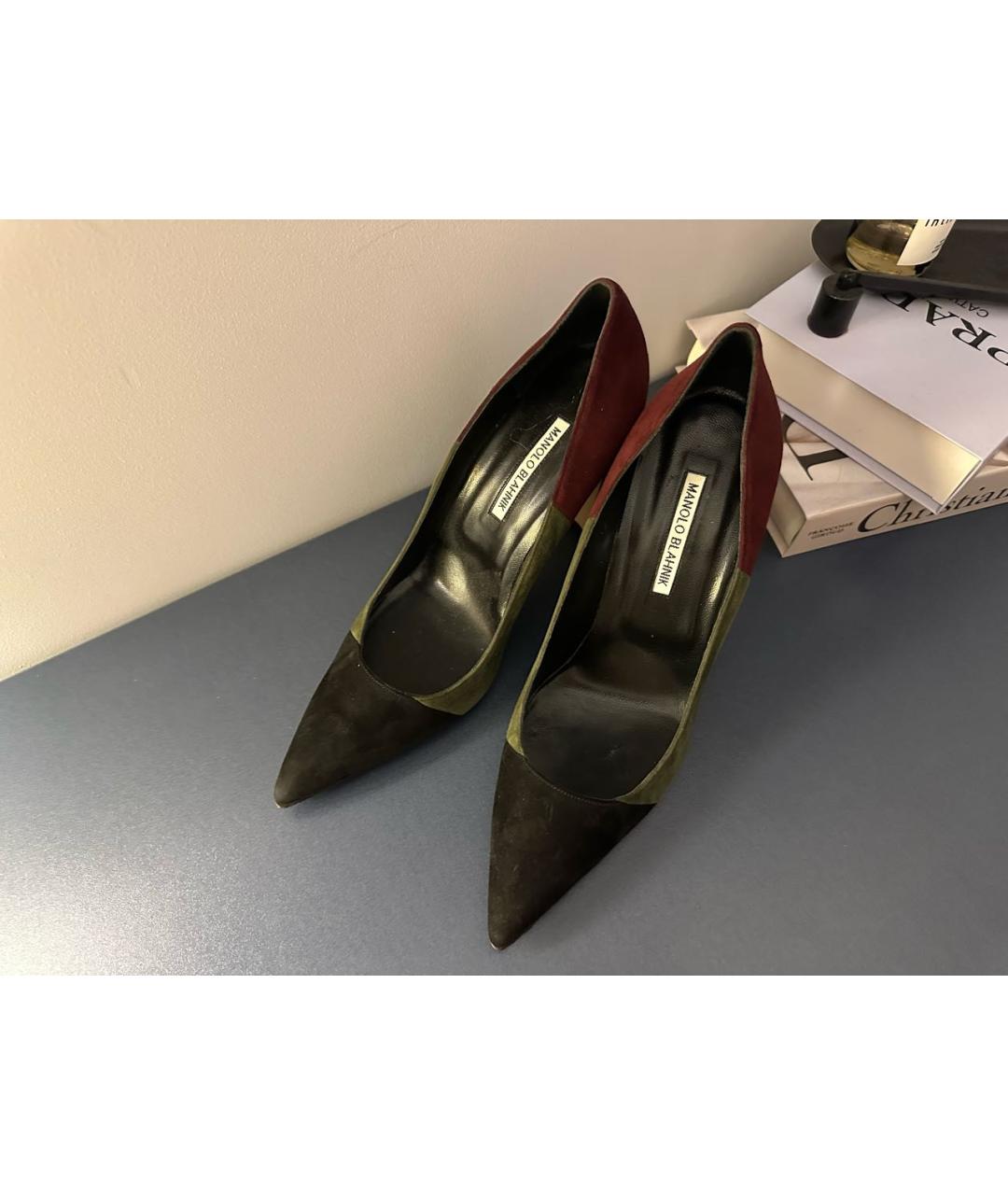 MANOLO BLAHNIK Замшевые туфли, фото 2