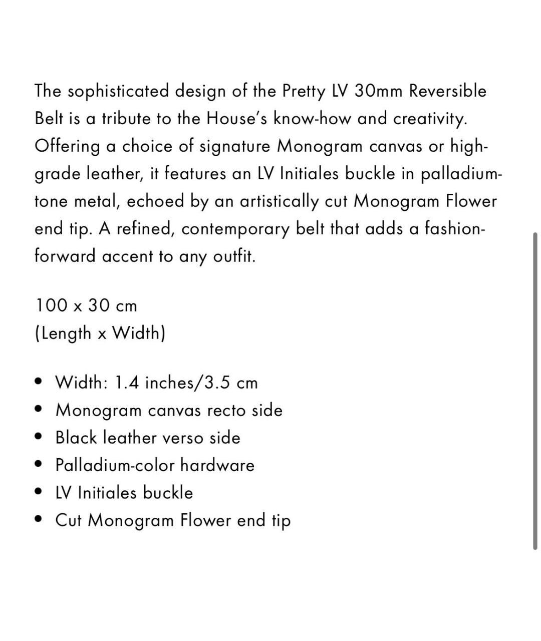 LOUIS VUITTON Черный кожаный ремень, фото 6