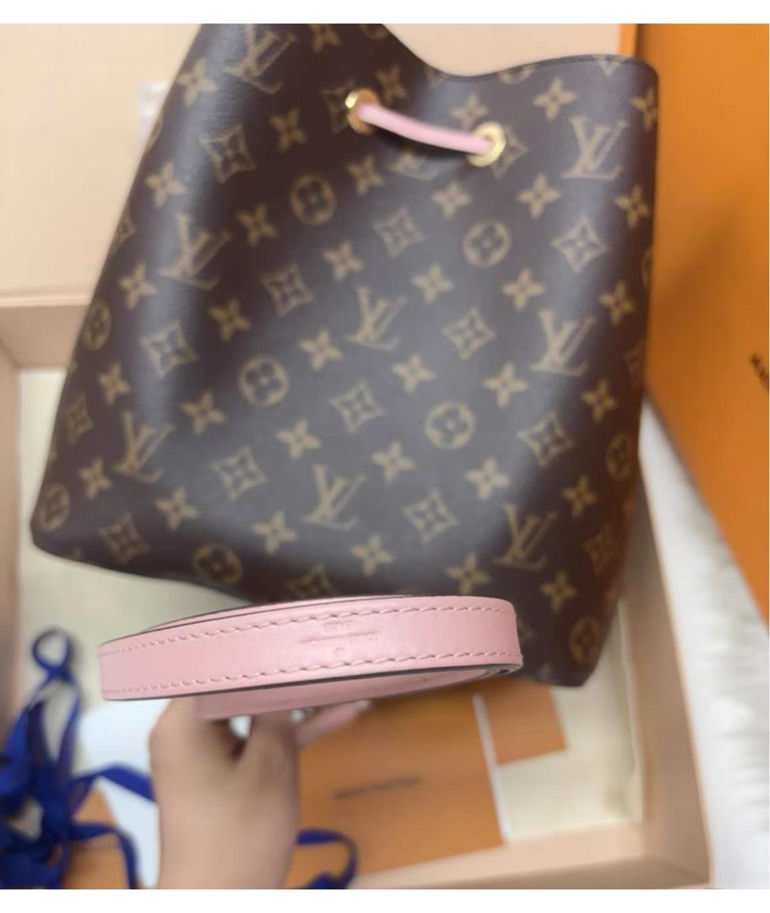 LOUIS VUITTON Коричневая сумка через плечо, фото 4