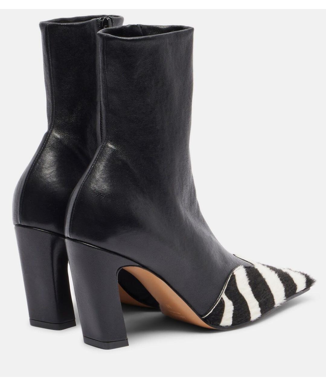 KHAITE Черные кожаные ботильоны, фото 3