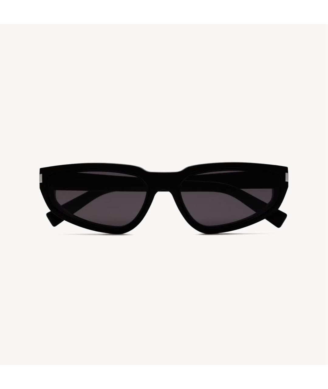 SAINT LAURENT Черные пластиковые солнцезащитные очки, фото 2