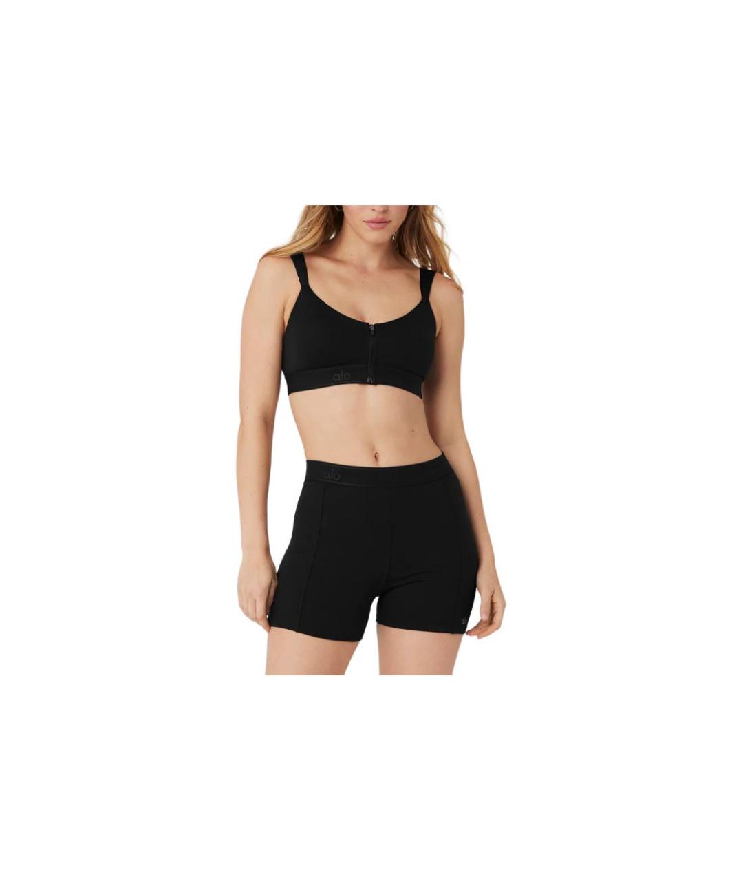 ALO YOGA Черная майка, фото 4