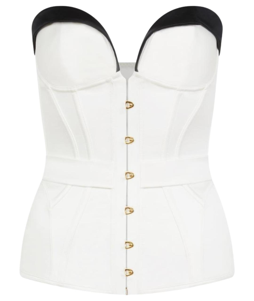 AGENT PROVOCATEUR Белый шелковый корсет, фото 1