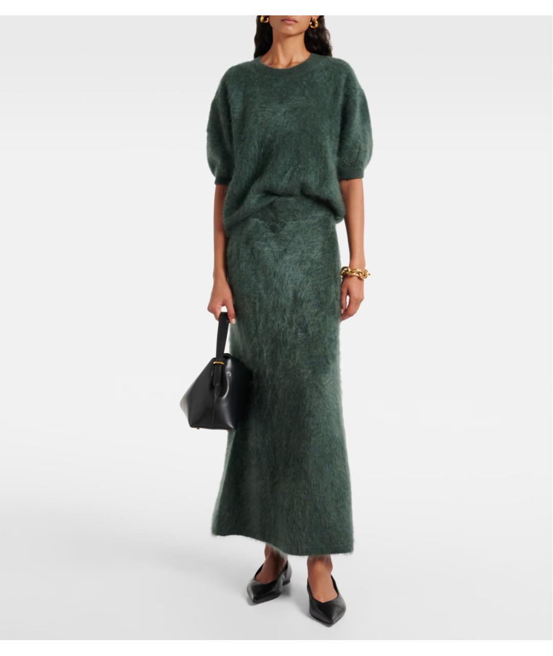 LISA YANG Зеленый кашемировый джемпер / свитер, фото 2