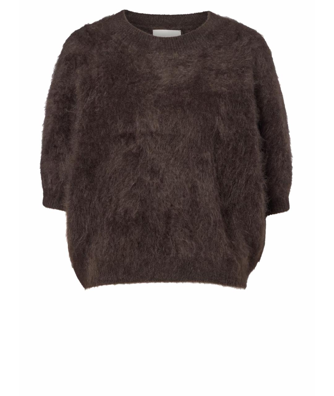 LISA YANG Коричневый кашемировый джемпер / свитер, фото 1