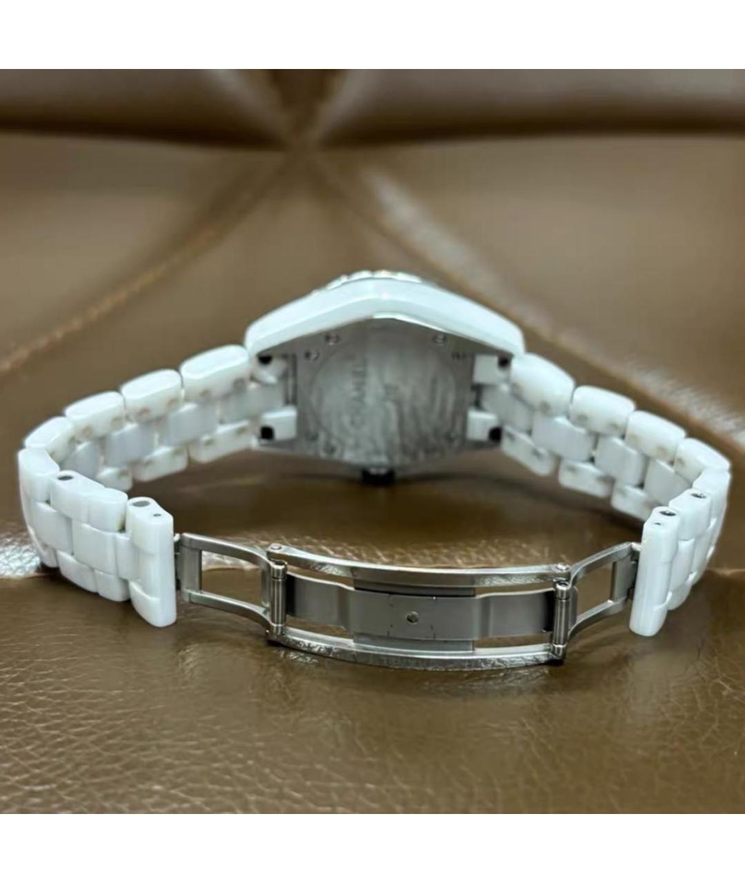 CHANEL Белые керамические часы, фото 4