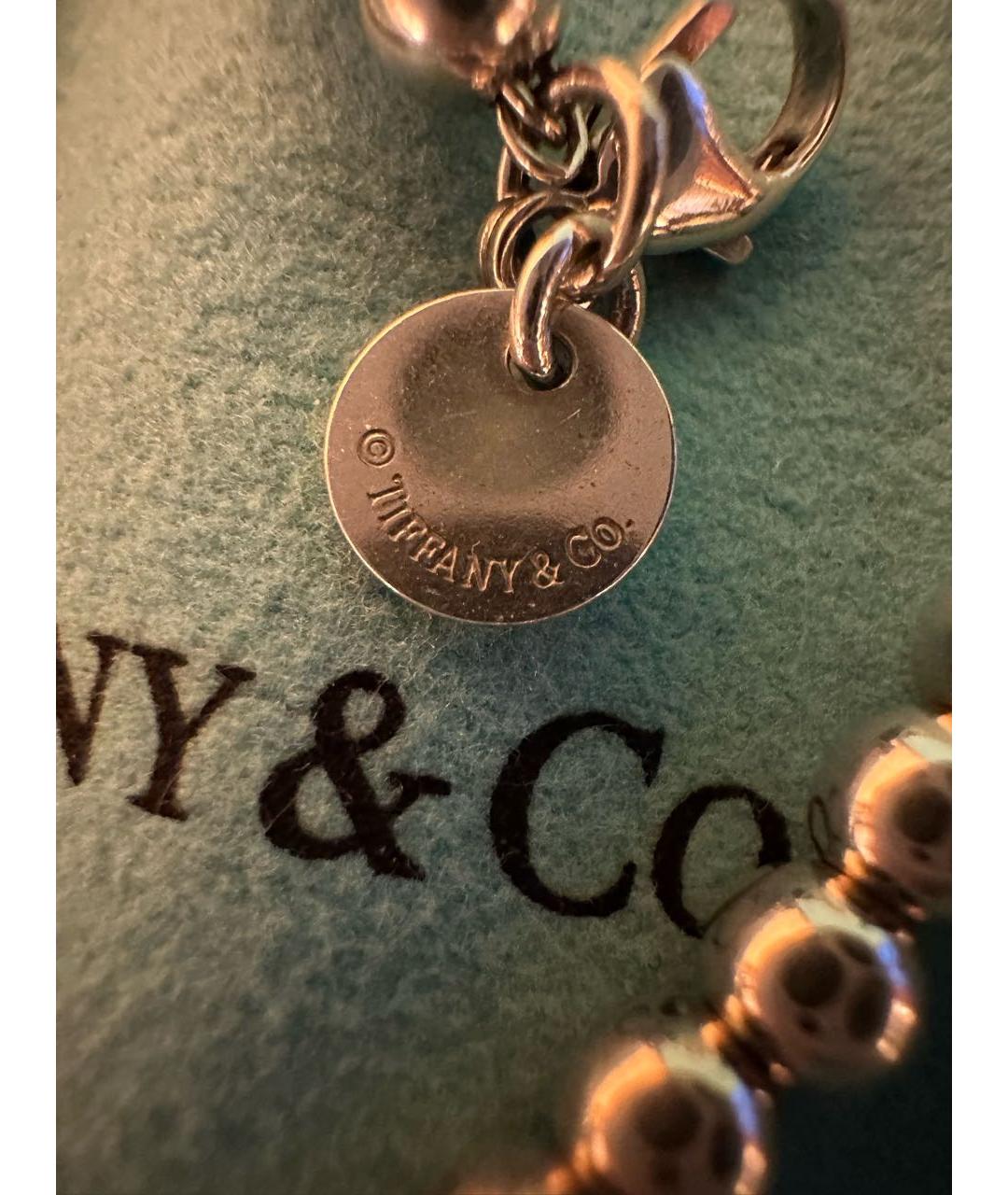 TIFFANY&CO Бирюзовый серебряный браслет, фото 4