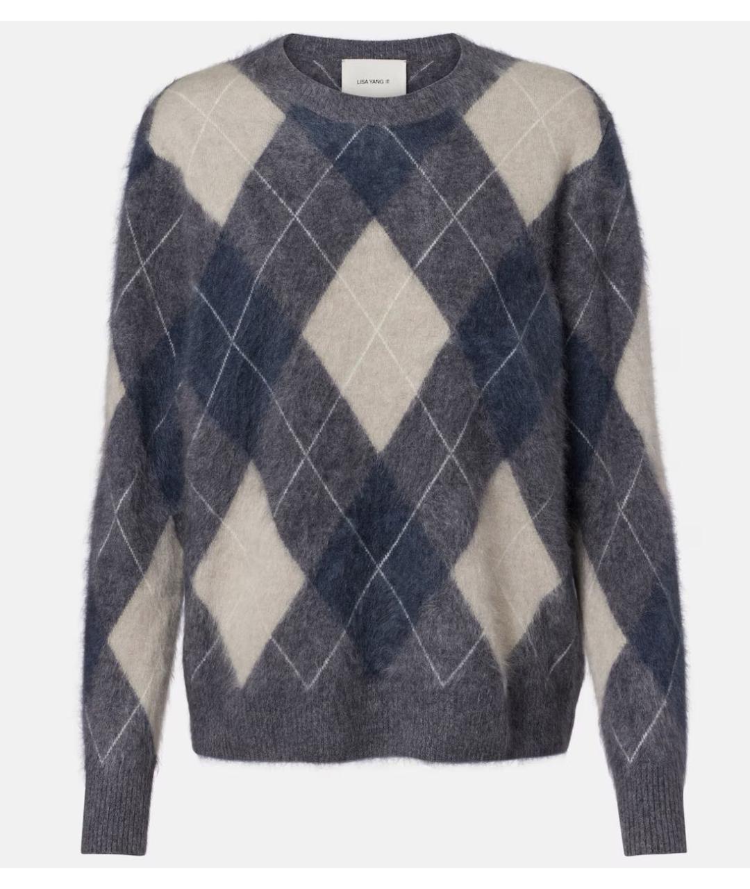 LISA YANG Антрацитовый кашемировый джемпер / свитер, фото 5