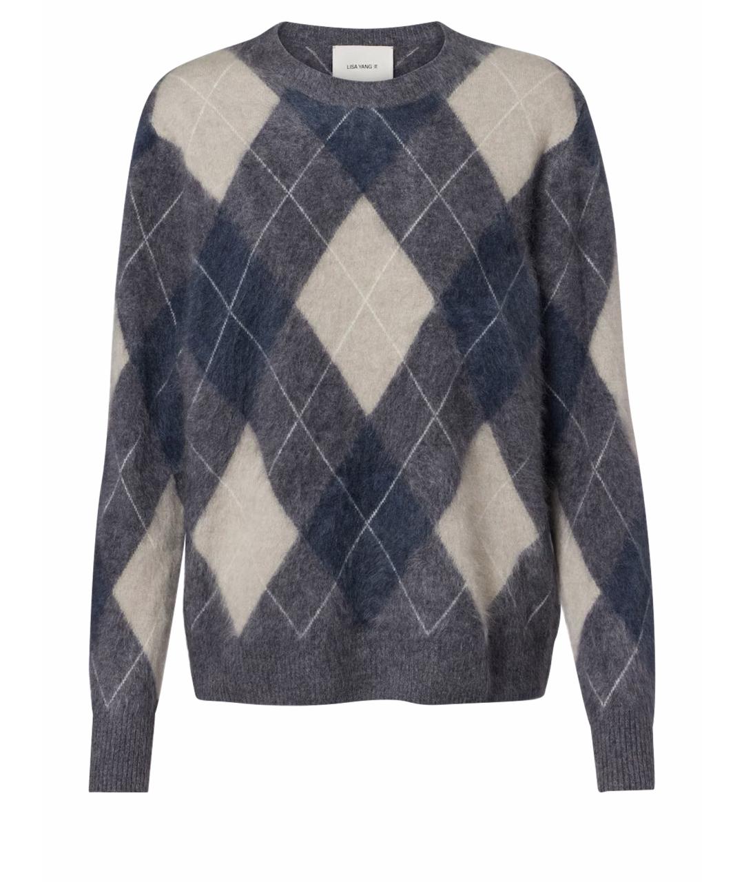 LISA YANG Антрацитовый кашемировый джемпер / свитер, фото 1