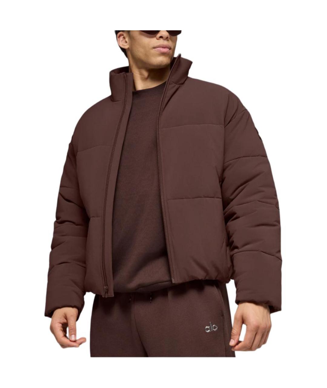 ALO YOGA Коричневый пуховик, фото 3