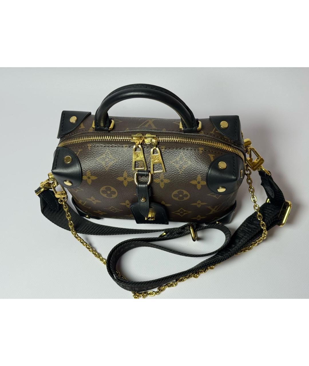 LOUIS VUITTON Коричневая сумка через плечо, фото 8