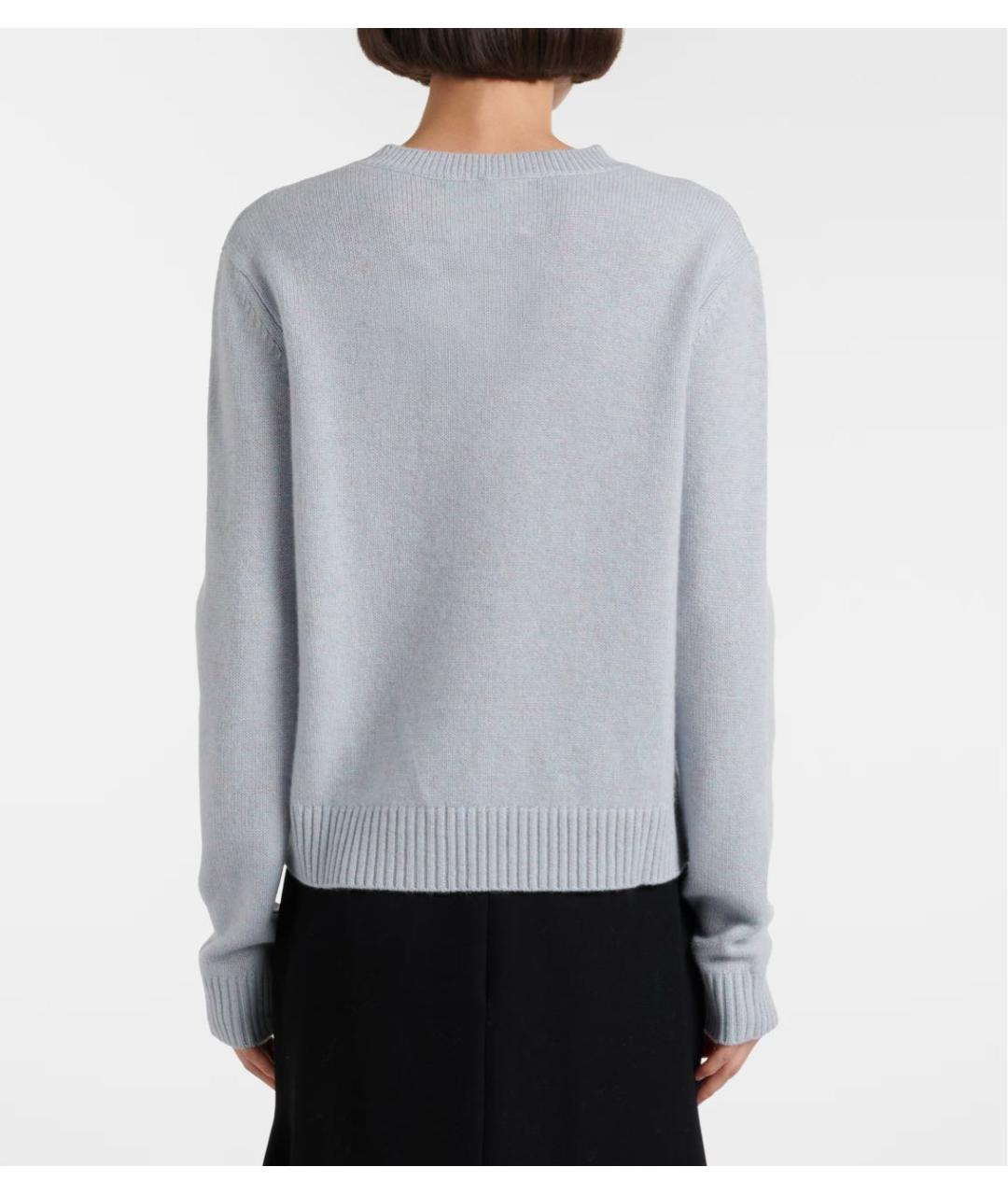 LISA YANG Голубой кашемировый джемпер / свитер, фото 4