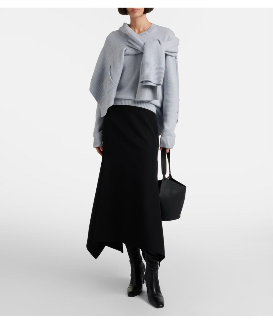 LISA YANG Голубой кашемировый джемпер / свитер, фото 2