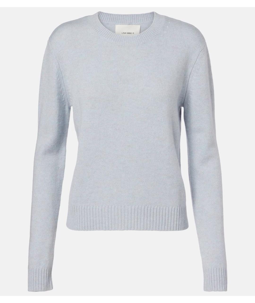 LISA YANG Голубой кашемировый джемпер / свитер, фото 5