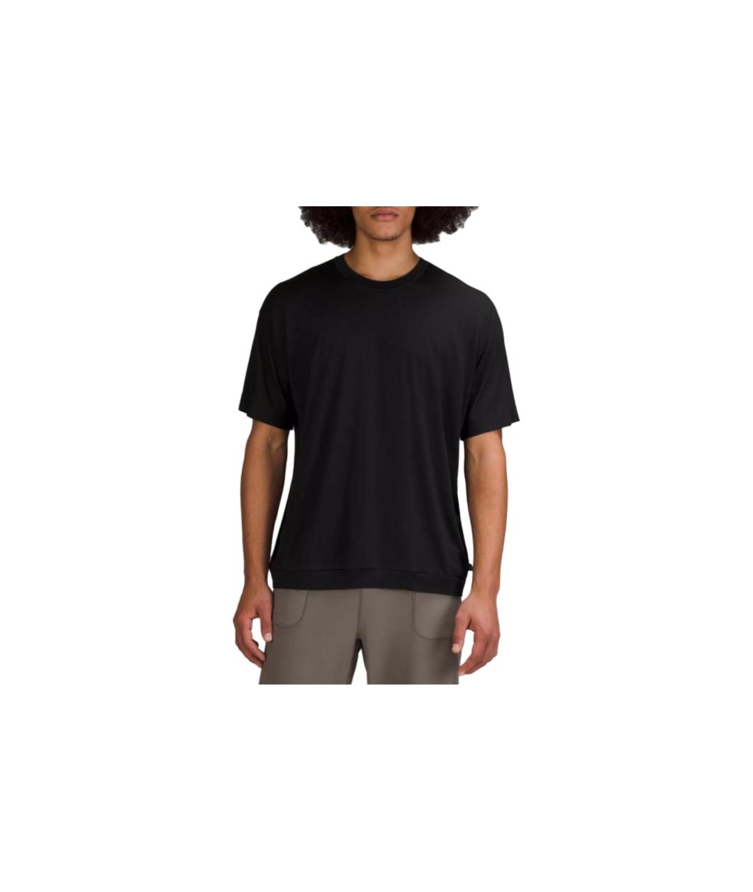 Lululemon Черная футболка, фото 3