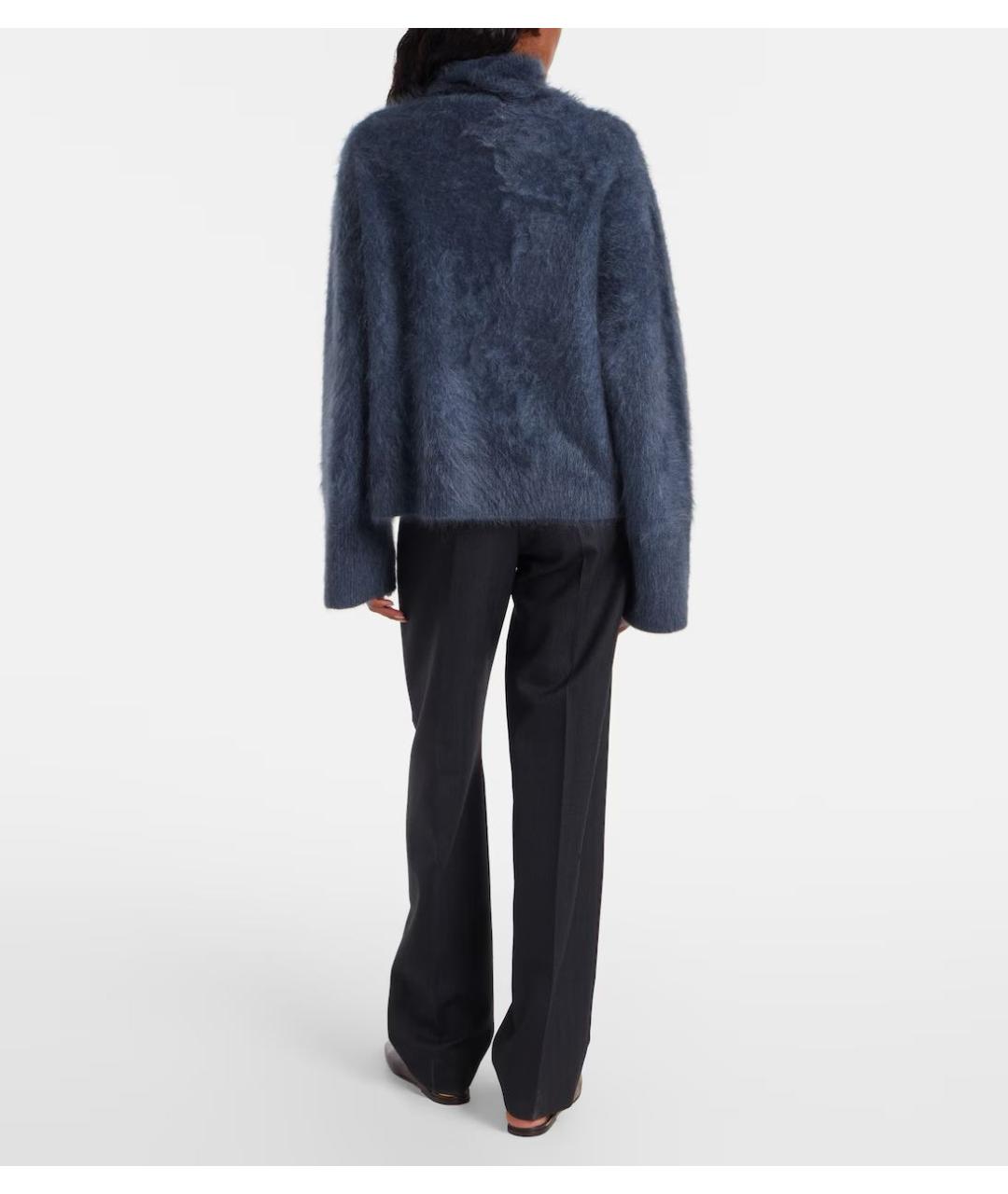 LISA YANG Темно-синий кашемировый джемпер / свитер, фото 3