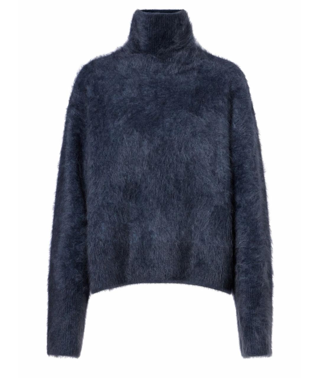 LISA YANG Темно-синий кашемировый джемпер / свитер, фото 1