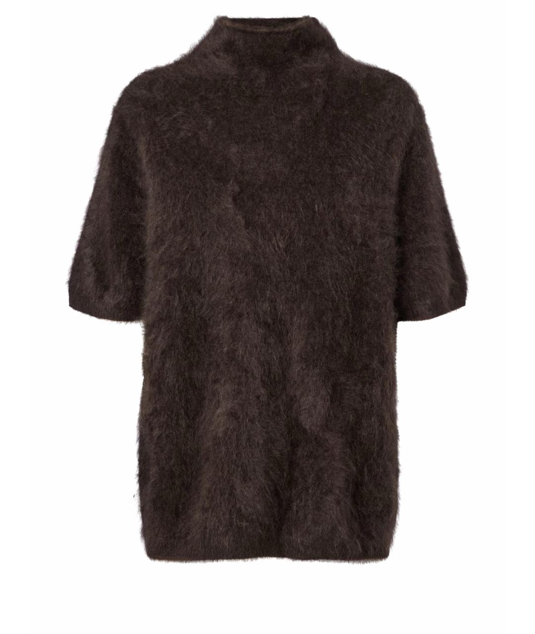 LISA YANG Коричневый кашемировый джемпер / свитер, фото 1