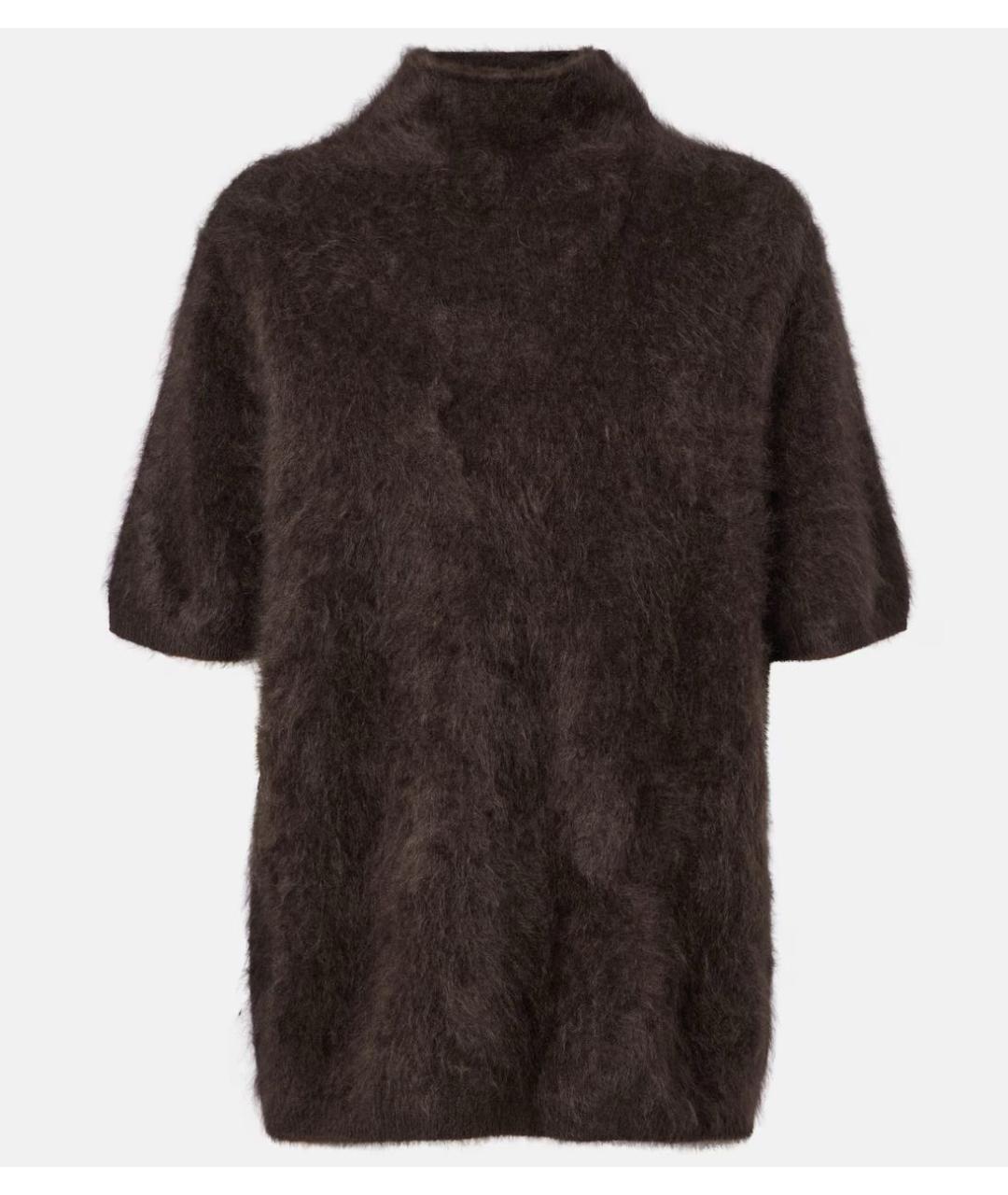 LISA YANG Коричневый кашемировый джемпер / свитер, фото 6