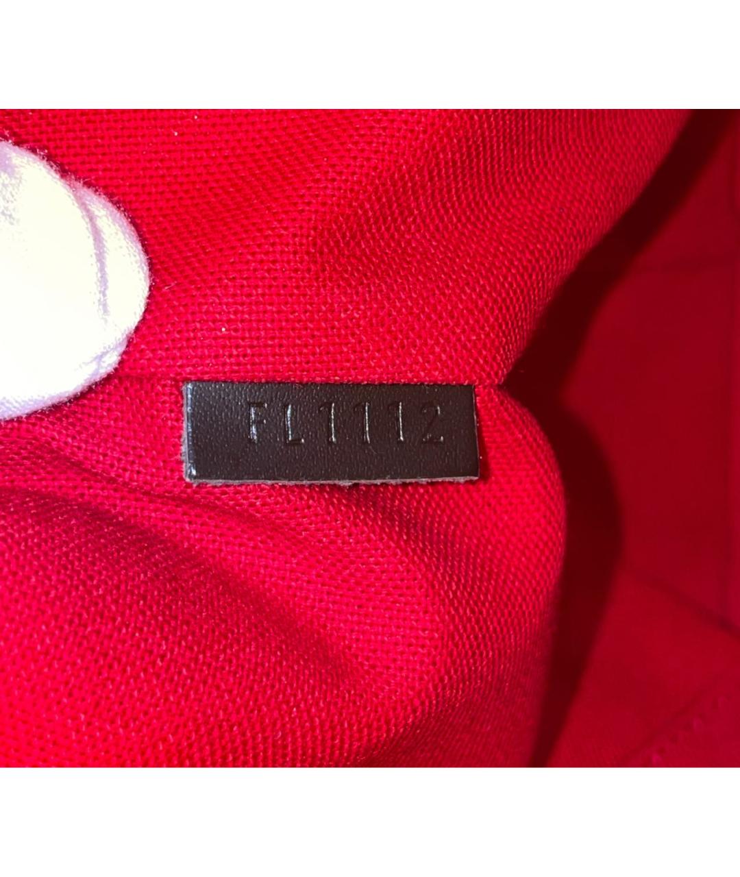 LOUIS VUITTON Коричневая сумка с короткими ручками, фото 8