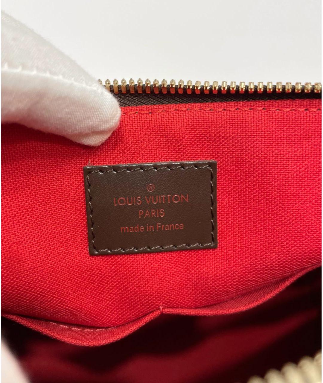 LOUIS VUITTON Коричневая сумка с короткими ручками, фото 7