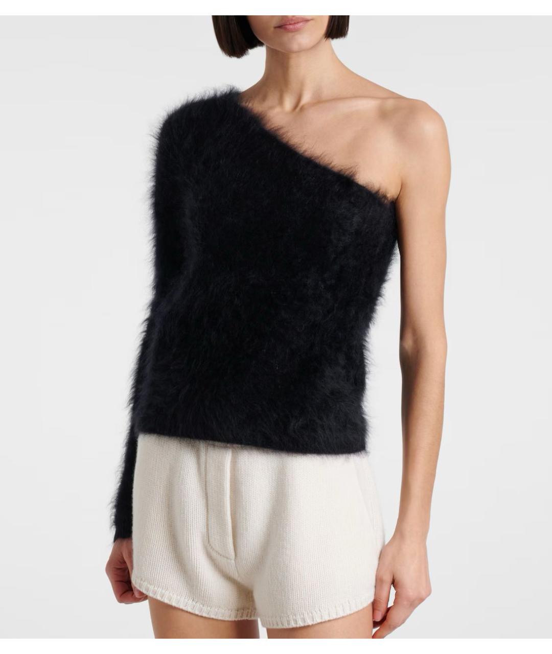 LISA YANG Черный кашемировый джемпер / свитер, фото 4