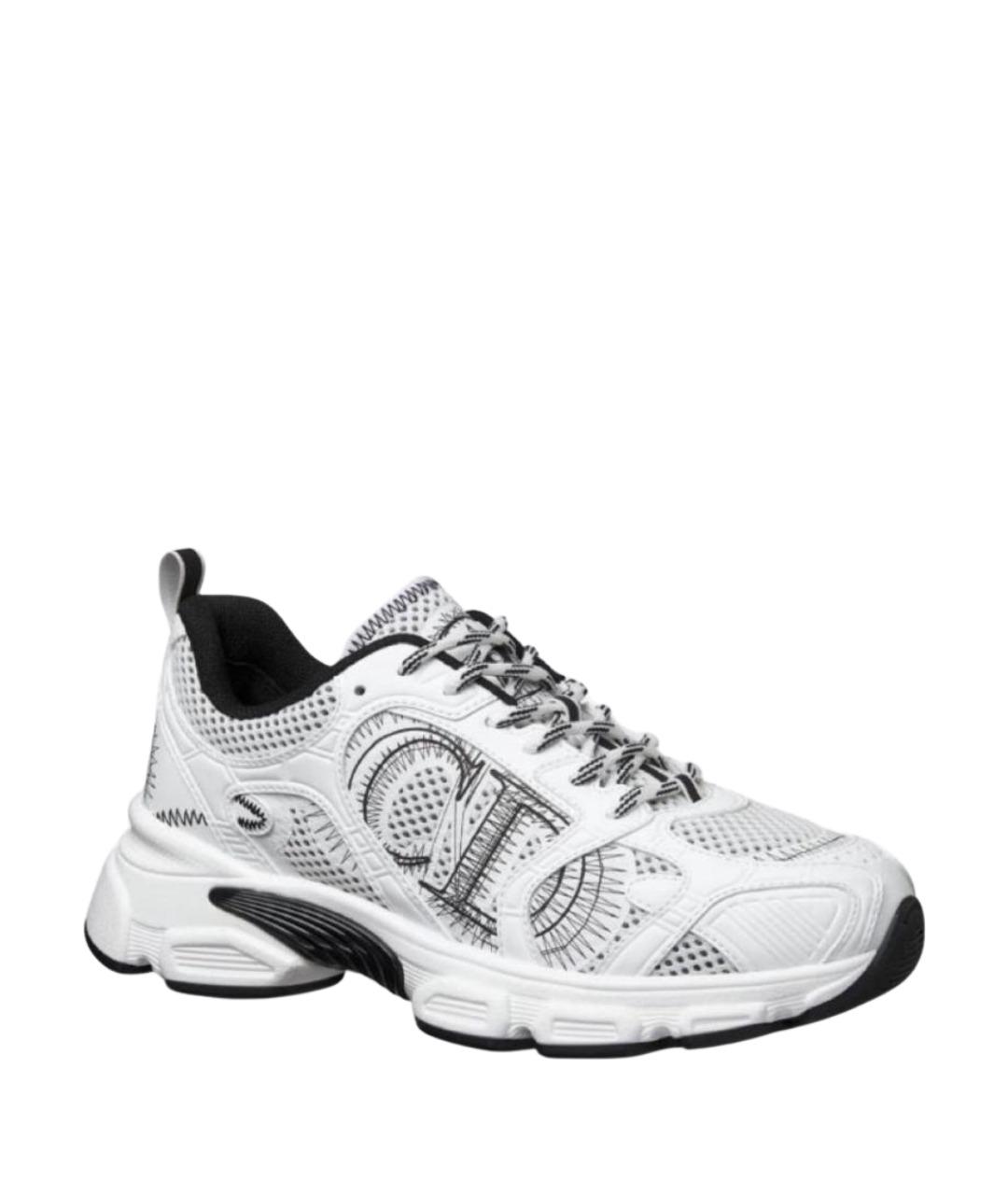 CHRISTIAN DIOR Белые текстильные кроссовки, фото 1