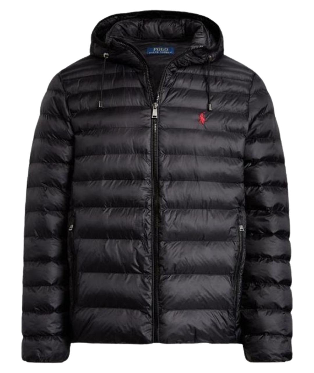 POLO RALPH LAUREN Черный пуховик, фото 1